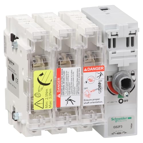 Sectionneur fusible 3x 50A 14x51 isoler circuit moteur triphasé
