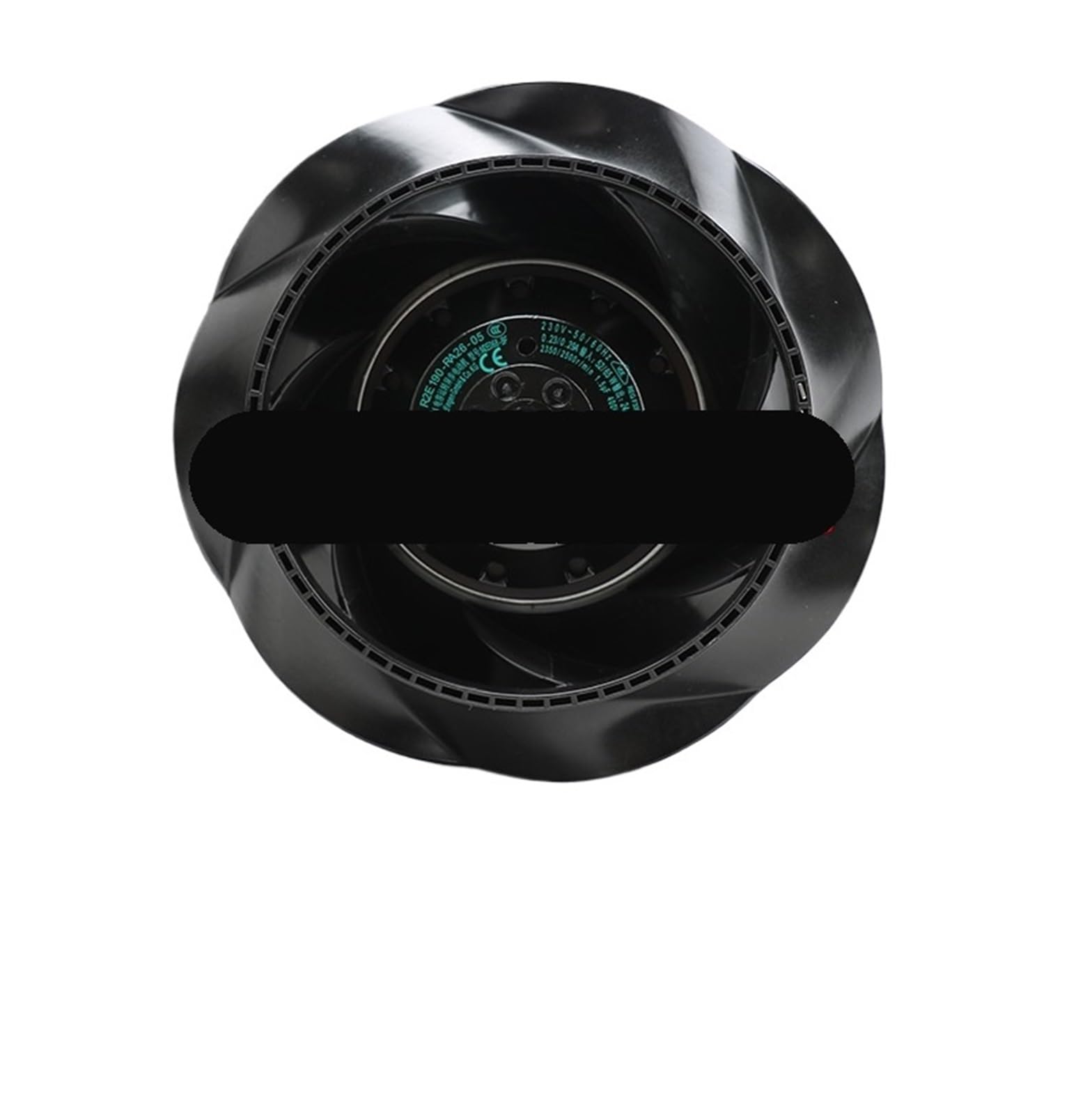 Ventilateur centrifuge R2E190-RA26-17 extracteur d'air compact 230V sans éclairage RGB