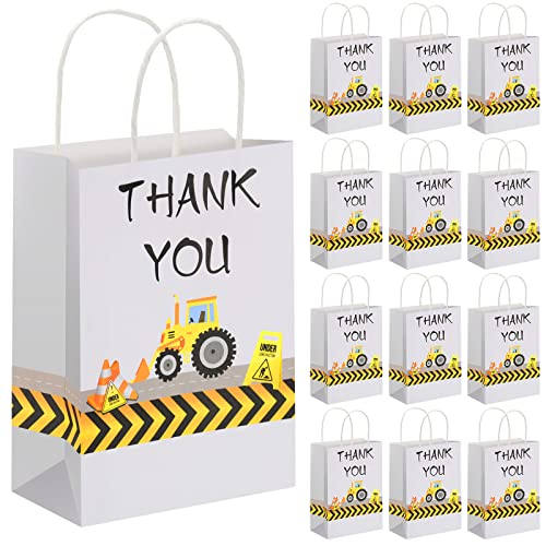 Sac de fête construction pour offrir des souvenirs d'anniversaire - Sachet cadeau camion