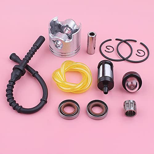 Kit de pistón 38 mm compatible con FS200, repuesto de motor con filtro y manguera 3