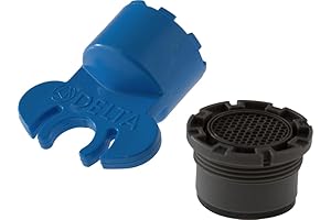 Delta Faucet RP54977 Lavatory Plastic Shell Aerator (4 Pack, Assorted Color, rp54977)