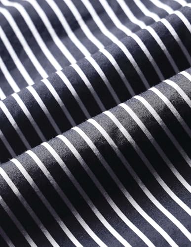 Image of U.S. POLO ASSN. Men Cotton Modal Vertical Striped Tailored Fit Shirt