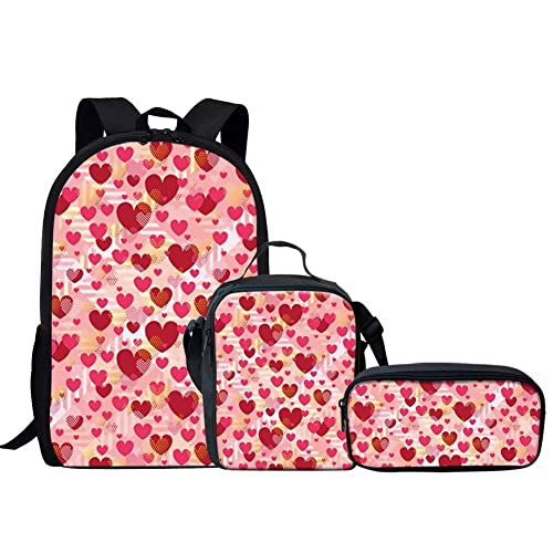 Sac d'école avec sac à déjeuner et trousse pour primaire