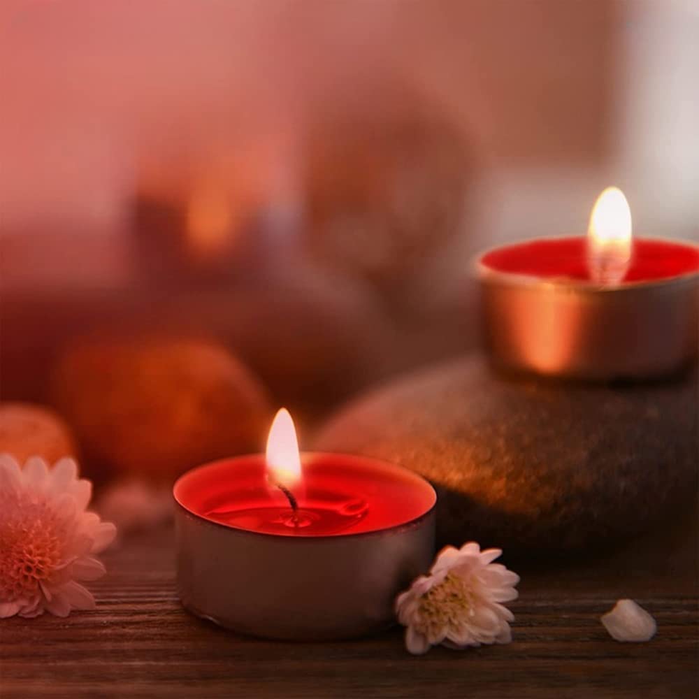 PHG Fresh Scented Tealight Candles with 8 Hour Burn Time, Wild Rhubarb - Image 2