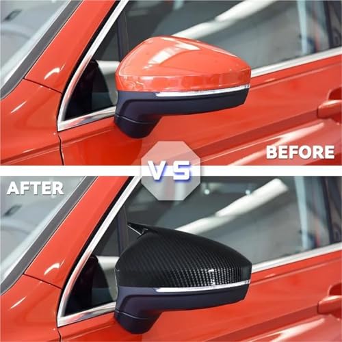 Rétroviseur extérieur cassé solution coque carbone Tiguan MK2 - 3