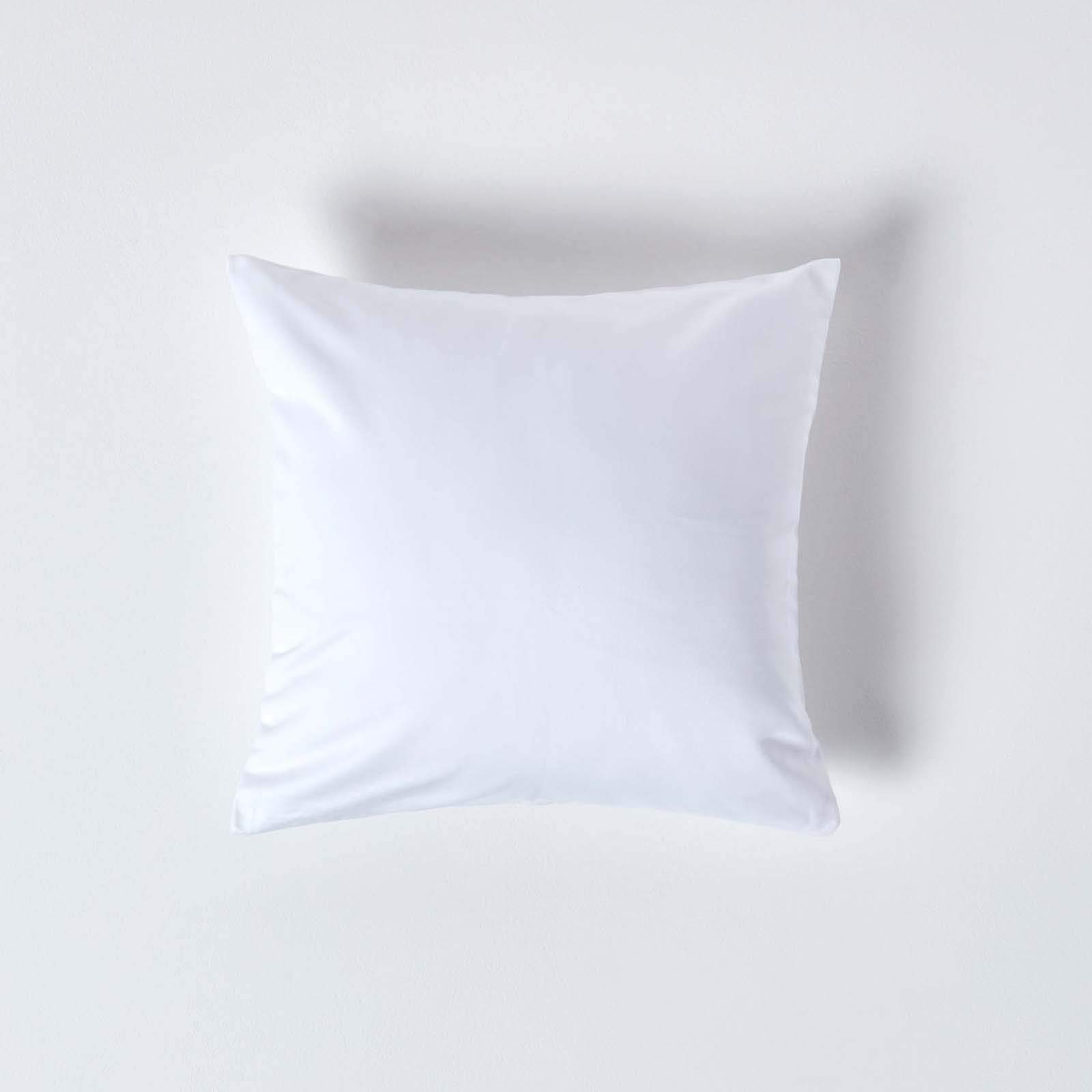 Homescapes White 1000 Thread Count Egyptian Cotton 40 X 40 Cm Pillowcase Euro Size Luxury Pillow Case