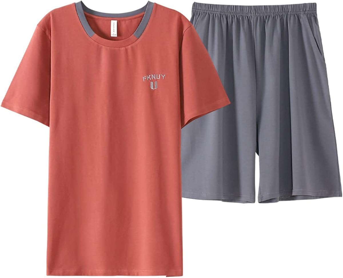 三好優品 パジャマ メンズ 夏 半袖 綿 ルームウェア 上下セット 部屋着 ゆったり 通気 快適 優しい肌触り おしゃれ 大きいサイズ 日本全国 送料無料