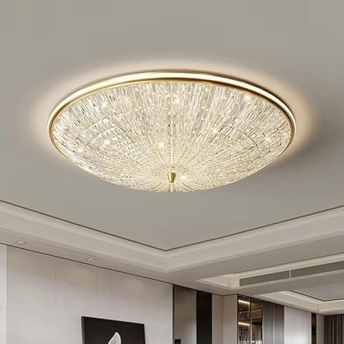 Minimalism Modern Led Brass Ceiling Light， Bedroom Bathroom Kitchen Dining
