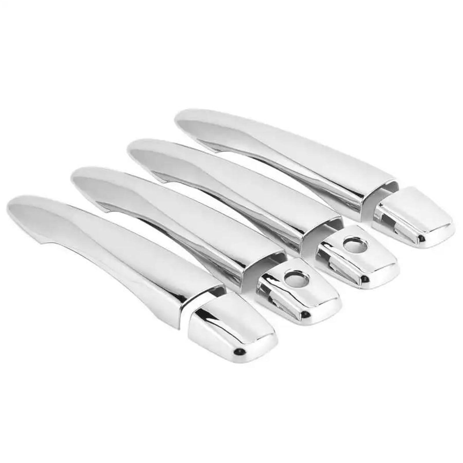 Yytemd One Color Car Exterior Door Handle Cover Trim For Nissan For Navara Np300 For Frontier 2015-2019 Chrome