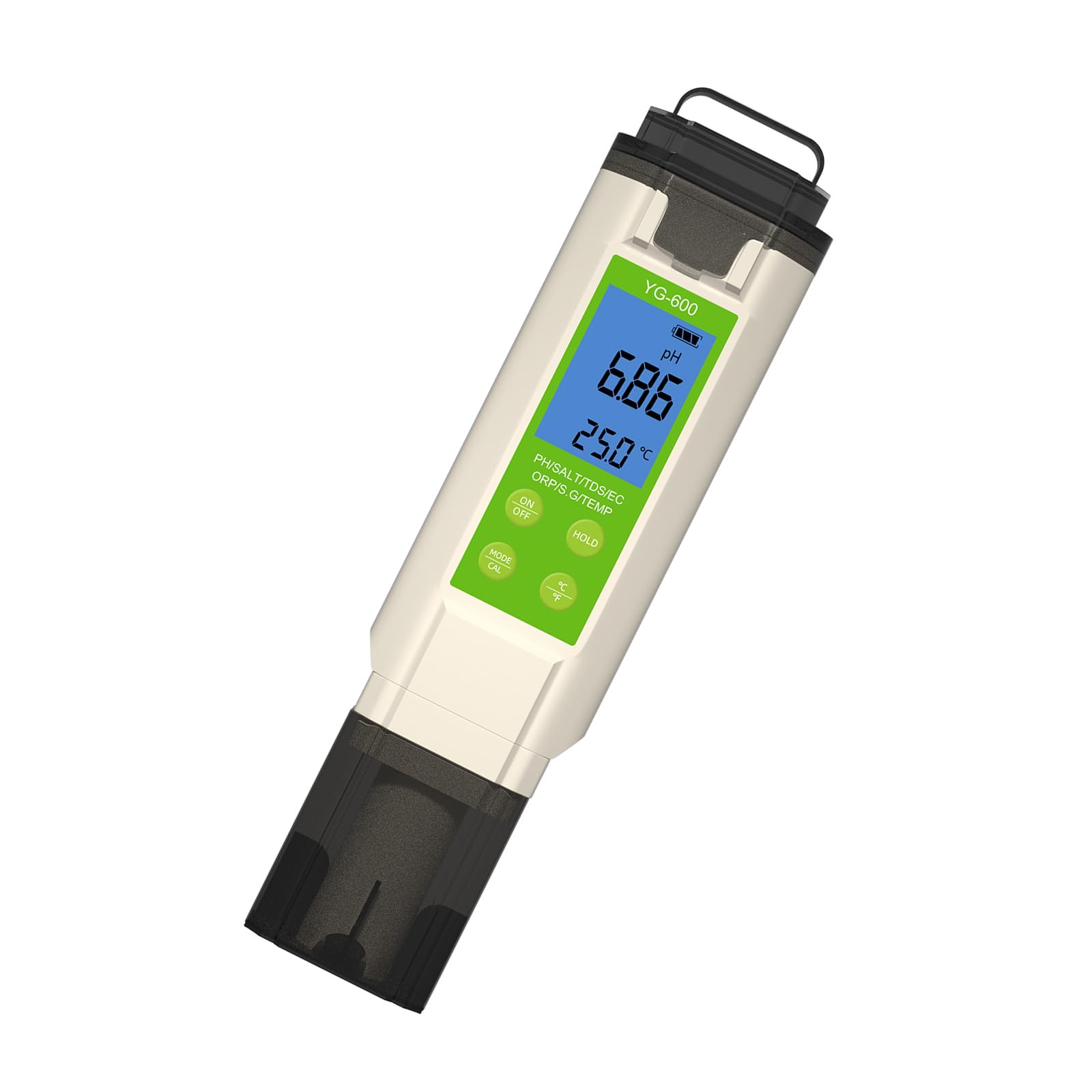 Whoasyst Digital Water Tester With Backlit Meter Accurate Salinity & Temp Monitor For Aquariums, Pools Multiparameter Water Tester