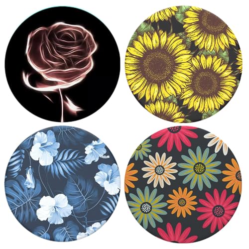 Soporte universal plegable para teléfono y tableta con giro de 360 grados rosa pack de 4