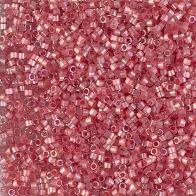 Miyuki Delica 11/0 - Berry AB Silk Inside Dyed DB1865 - 250gms Bag of Japanese Glass Beads Bulk Bag of Japanese Glass Beads