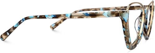 Miniatura 7 de VOOGLAM Gafas de bloqueo de luz azul elegantes para mujer, antifatiga ocular, gafas UV Adelio