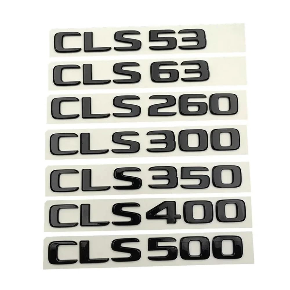 Letras CLS400 cromadas de alta calidad aptas para Mercedes CLS