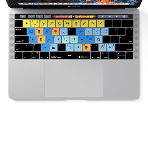 Funda para Cubase de MacBook Pro: protector de teclado con atajos para Touch Bar 2