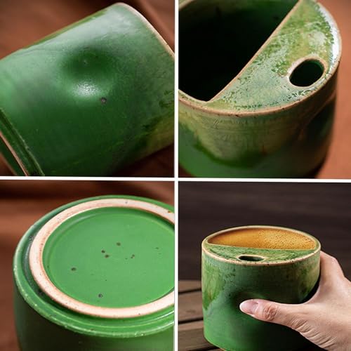 Taza de cerámica clásica portátil resistente a derrames para café 7