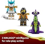 LEGO NINJAGO Cole’s Mission Mech & Dragon Zane Building Toy for Boys, Girls & Kids, Ages 7+ - Poseable Mech W/Cole, Acid Monster, & Zane Minifigures for Pretend Play - Gift Idea for Birthdays - 71854