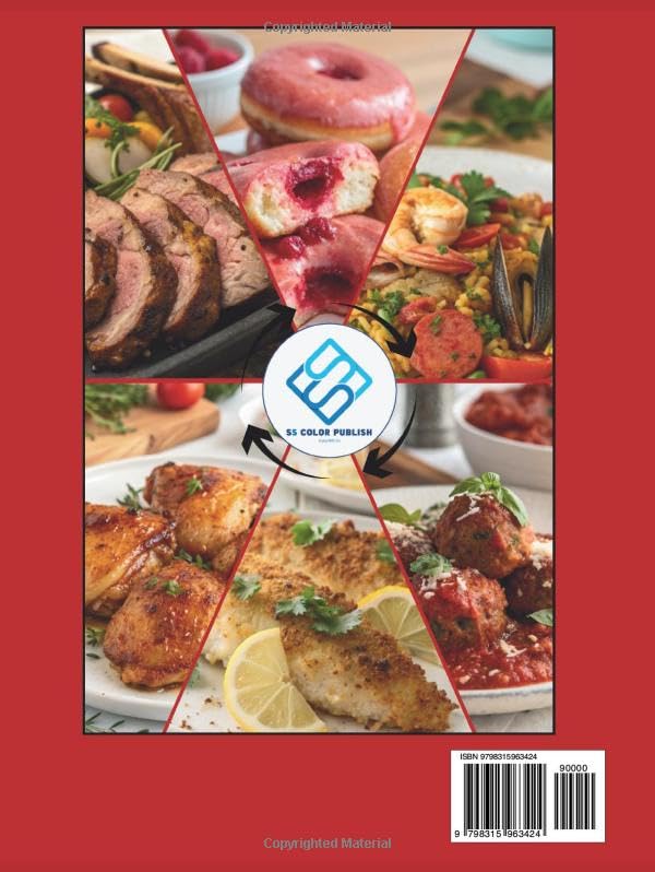 Gourmia Air Fryer Cookbook: Over 110 Quick and Easy Gourmia Air Fryer Recipes: Step-by-Step Instructions for Healthier Meals, including a 30-day meal ... colorful photo showcase of delicious dishes! image 3