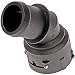 APDTY 738116 Radiator Coolant Hose Connector Adapter Coupler With 45 Degree Neck Fits Select Audi & Volkswagen Vehicles; See Description For More Details (Replaces 1J0122291, 1J0 122 291)