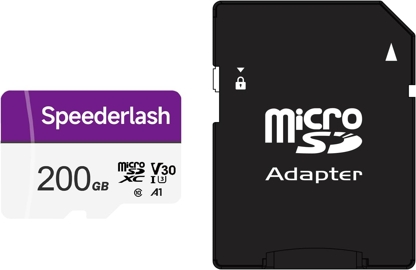 Micro SDXC Memory Card Speederlash (200GB-1pk)
