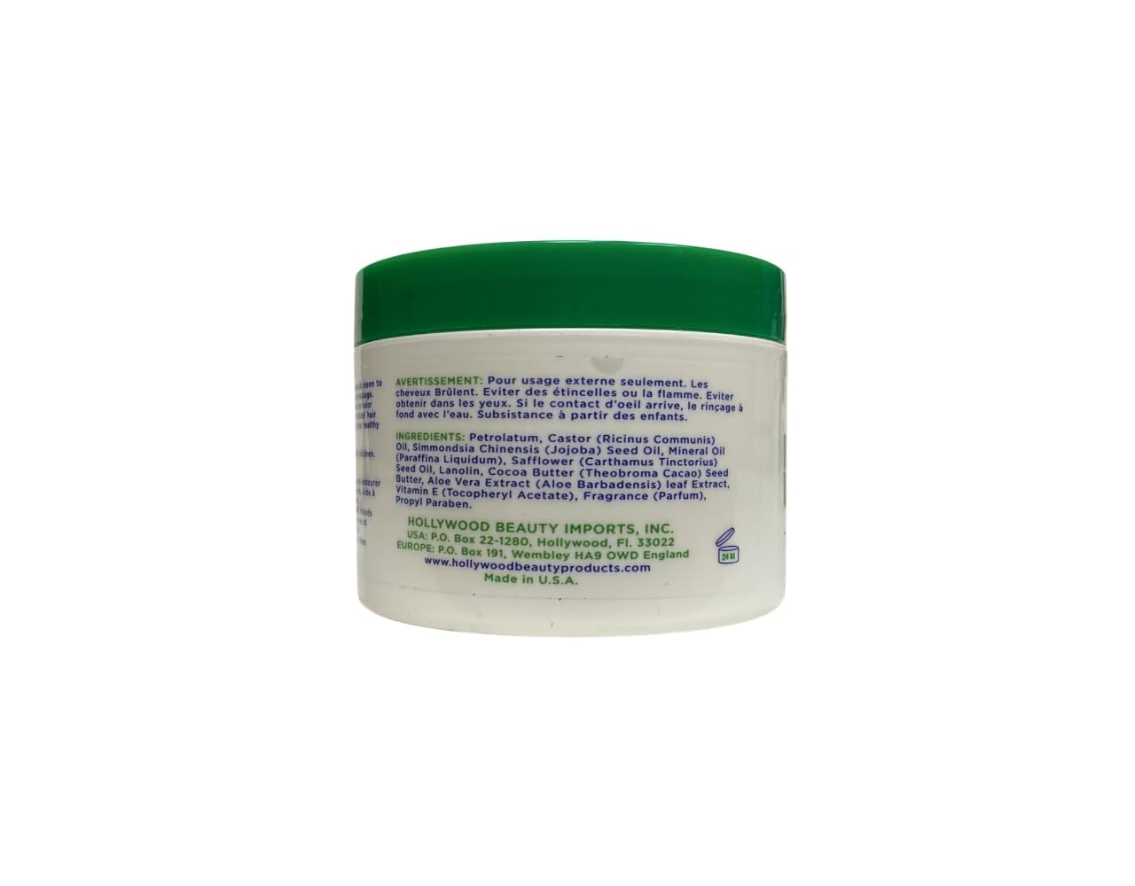 Hollywood Beauty Castor Oil Hair Treatment, with mink 7.5 oz (Pack of 10)