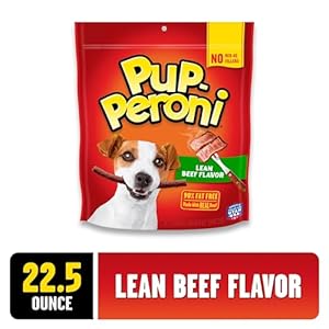 Pupperoni Canine Treats Lean Beef Taste 225 Ounce Made with Actual Beef 90 Fats Free  Cucciolini Doodles Pup peroni canine treats lean beef taste 22 5 ounce made with actual beef 90 fats free   cucciolini doodles
