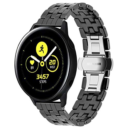 Bracelet Galaxy en céramique YISIWERA finitions luxe pour montre Samsung Watch 42mm