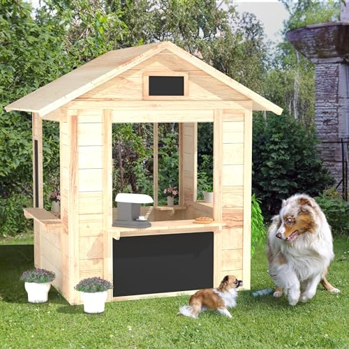 Big Game Hunters Wooden Playhouse Café Shop Market Stall Play Shop - Image 6