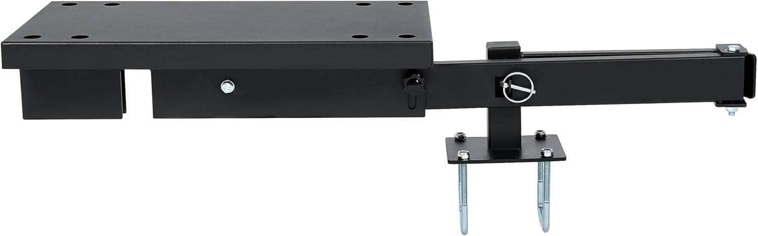 KUAFU RV Griddle N Stow Universal Bumper Grill Mount for RVs Campers Trailers Grilling Tailgating 4" Bumper Mounted