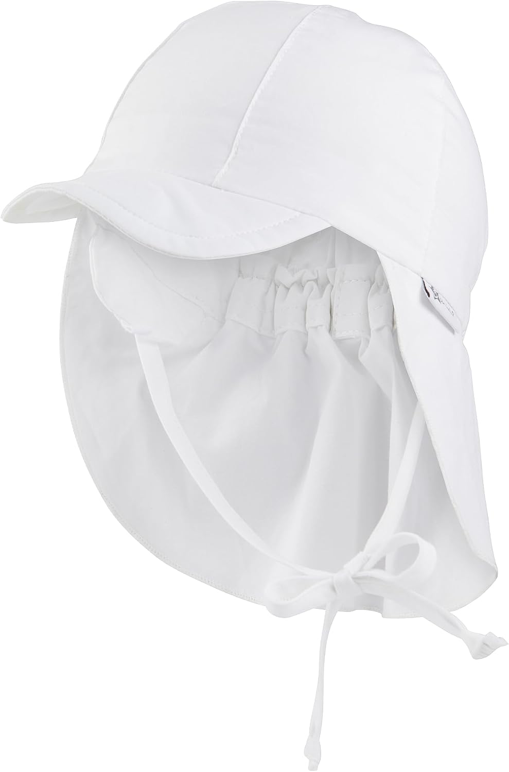 Sterntaler Baby Schirmmütze M. Nackenschutz 1511410 Cap, White (Weiss 500), One (Size: 45)