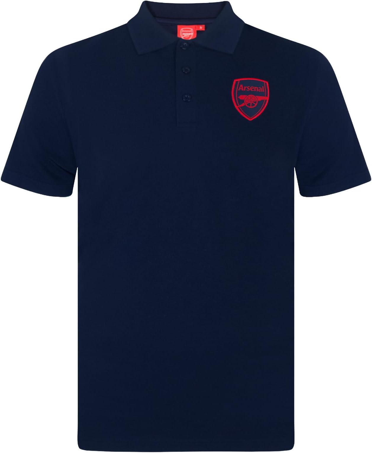 Arsenal FC Mens Polo Shirt Crest Official Football Gift