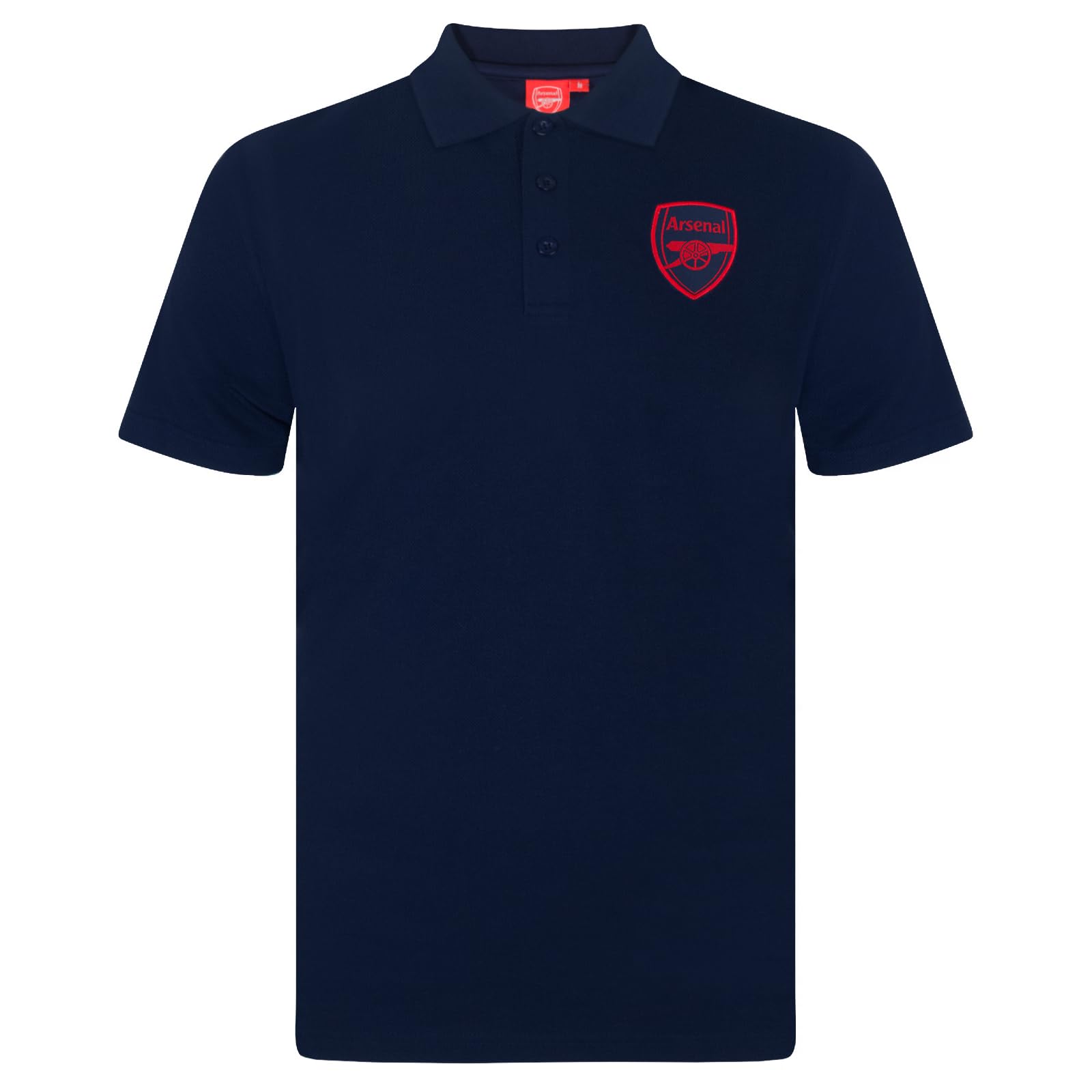 Arsenal FC Mens Polo Shirt Crest Official Football Gift