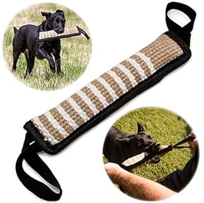Tug of War Dog Toy,Dog Bite Tug Toy,Dog Bite Pillow,Durable Pull Toy with 2 Strong Handles for Medium to Large Dogs,Ideal for Tug of War, Fetch, Puppy Training & Interactive Play
