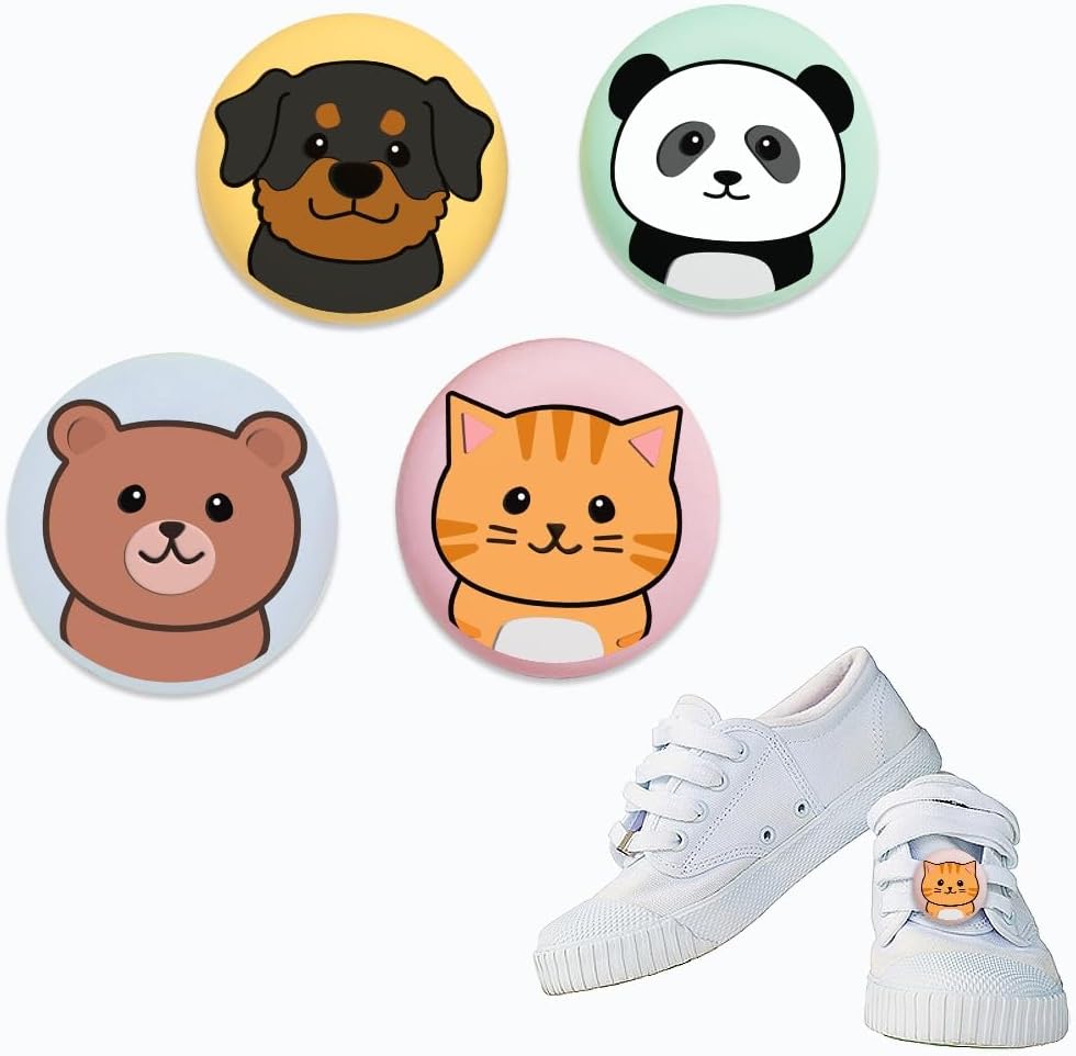 Compact Cartoon AirTag Holder for Youngsters Shoelace or Velcro Tape, Comfortable Hidden Tracker Instances, Princess Ocean Medallion Watch Adapter (4 Pack)