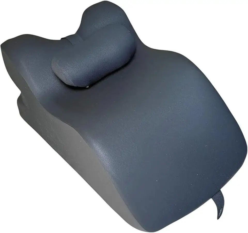 Travesseiro Almofada para Dormir de Bruços, Cinza Escuro, com Suporte para Pescoço