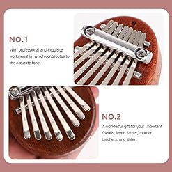 BIENKA 4 Ensembles de Kalimba 8 Tons Exquis Petit Kalimba Mini Kalimba du Bout des Doigts Piano - Les Beatles, Paul McCartney, John Lennon, RIngo Starr, George Harrison BIENKA 4 Ensembles de Kalimba 8 Tons Exquis Petit Kalimba Mini Kalimba du Bout des Doigts Piano – Image 6