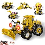 AoreSpty Robot Juguete Stem 5 en 1, Excavadora Teledirigido y Coche Robot Niños 10 Años y Adolescentes, 673 Pzs