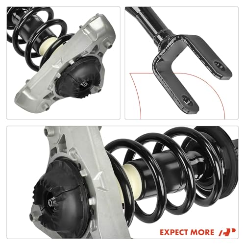 A-Premium Front Struts Compatible with Audi A4, A4 Quattro, 2002-2008 - 2x Replacement Suspension Complete Strut Assembly Shock with Coil Spring by A-Premium - Image 7