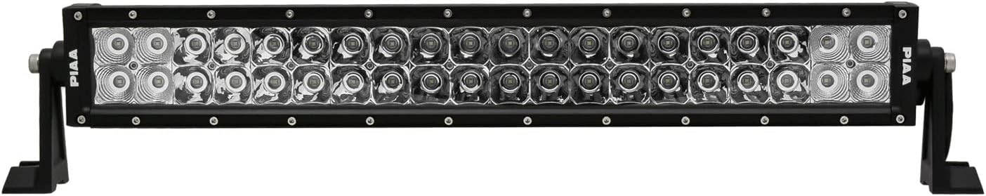 Piaa 26-06120 QUAD SERIES Black 20" Dual Row LED Light Bar Kit in Combo Beam