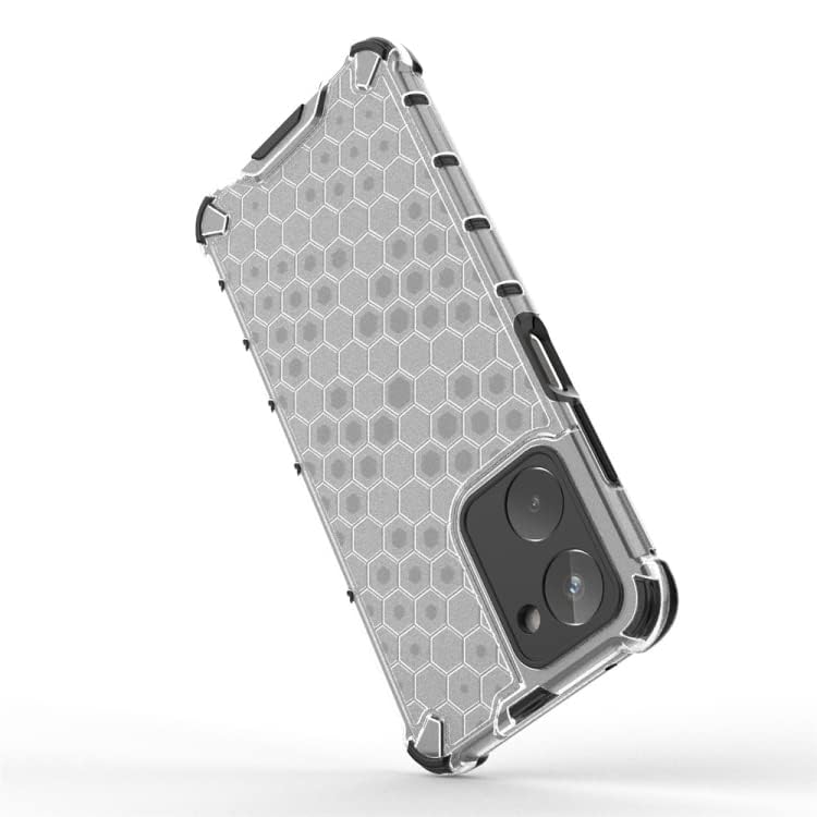 Image of Prime Retail Hard PC Back Case Cover for Realme 10 4G Anti Slip Ultra Thin Shockproof Reinforced Corners (Transparent)