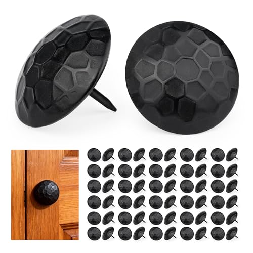 60 Pcs 1.5 Inch Clavos Large Round Iron Decorative Nails,