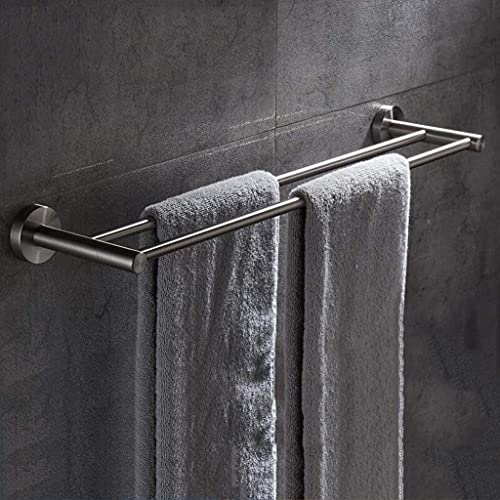 Towel Shelf Multi-Function Towel Rack Stainless Steel Towel Storage Wall Mounted Bath Towel Rail, Single Towel Bar for Bathroom (Size : 700mm)