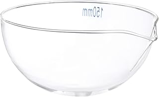 AOKWAWALIY 1 Pc Evaporating Dish Glass Dish Small Mixing Glass Evaporator Crystallizing Bowl Glass Petri Dish Glass Evaporation Large Glass Container Glass Bowl Large Terrarium Salad Beaker