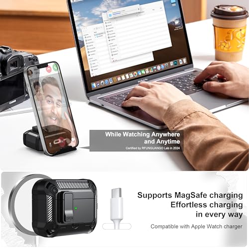 Image of RFUNGUANGO for AirPods Pro 2 Case, Black
