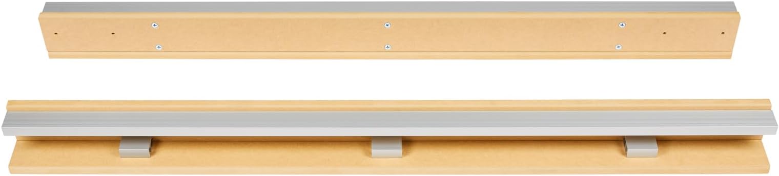 Woodhaven 3010 Rail Kit | 48 long, includes mdf fence and base rails, two 48 aluminum double tracks, connect for longer capacity