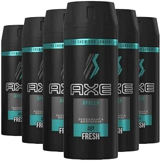 Axe 48 H Fresh Deodorant Spray Apollo - 6 x 150 ml