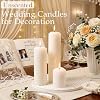 12 Packs White Pillar Candles for Centerpiece, 2x3 2x6 2x8 Inch, Classic Unscented Wedding Candles for Hurricane, Dripless and Smokeless Candles for Party, Home Decor, Mantels #1