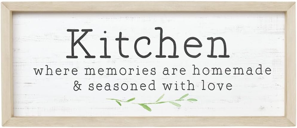 Simply Said, INC Farmhouse Frames 10"x24" Wood Sign FF1032 - Kitchen, Where Memories are Homemade