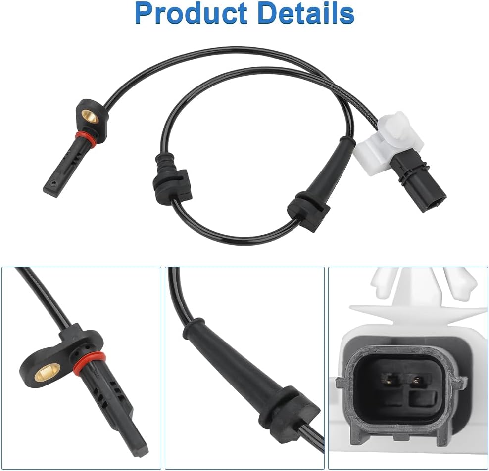 WMPHE 4 Pcs ABS Wheel Speed Sensors Compatible with Honda Accord 2.4L L4 3.5L V6 2008 2009 2010 2011 2012, Front and Rear abs Sensors, Replacement for 57455-TA0-A01, 57450-TA0-A01, 57470-TA0-A01