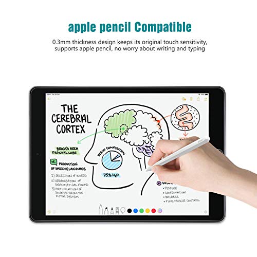 [3 Pack] Screen Protector For Newest Ipad 9Th Generation 10.2Inch 2021,Ipad 8Th/7Th Generation 10.2Inch, Tempered Glass Screen Protector Compatible With Apple Pencil (Ipad Screen Protector 10.2 Inch 2021/2020/2019) #TOP5